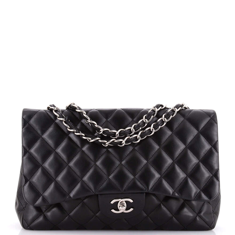 Chanel Jumbo Classic Single Flap Bag Quilted Lambskin